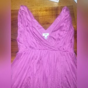 LOFT Size large pink dress
